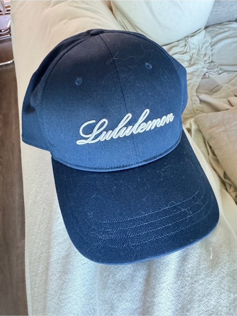 lululemon athletica Navy Script Logo Baseball Cap